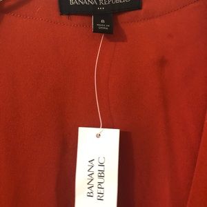 Banana Republic Dresses - Dark orange wrap dress Banana Republic Dresses - Dark orange wrap dress